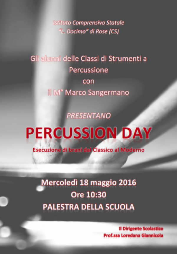 percussion day